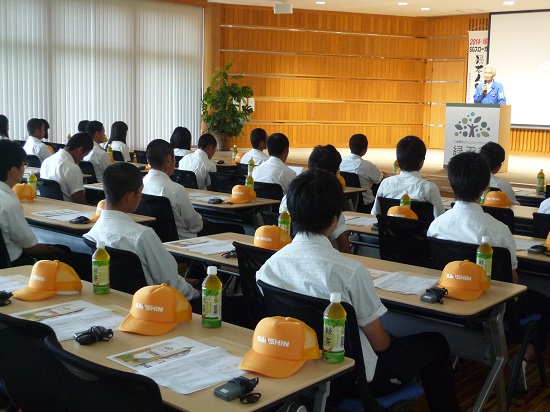 石川高等学校企業見学会