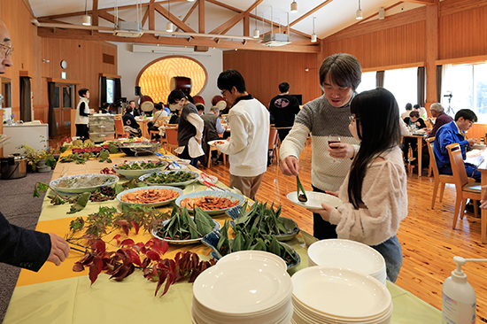 おいしさ満開　ふくのしま　地産地消食事会