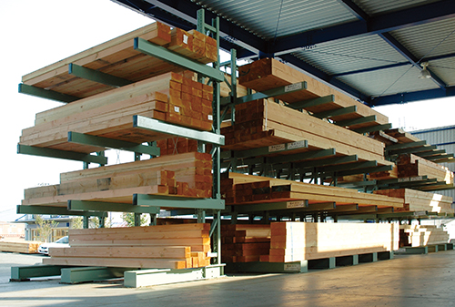 Cantilever rack