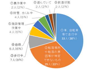 人身事故の発生原因(H30)