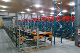 水平流動ラック　ライブストレージ【医薬品メーカー様】