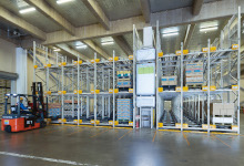 水平流動ラック　ライブストレージ【某飲料メーカー 配送センター様】