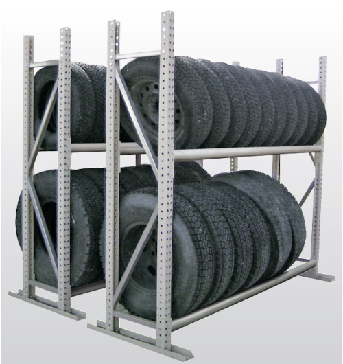 Tire storage rack